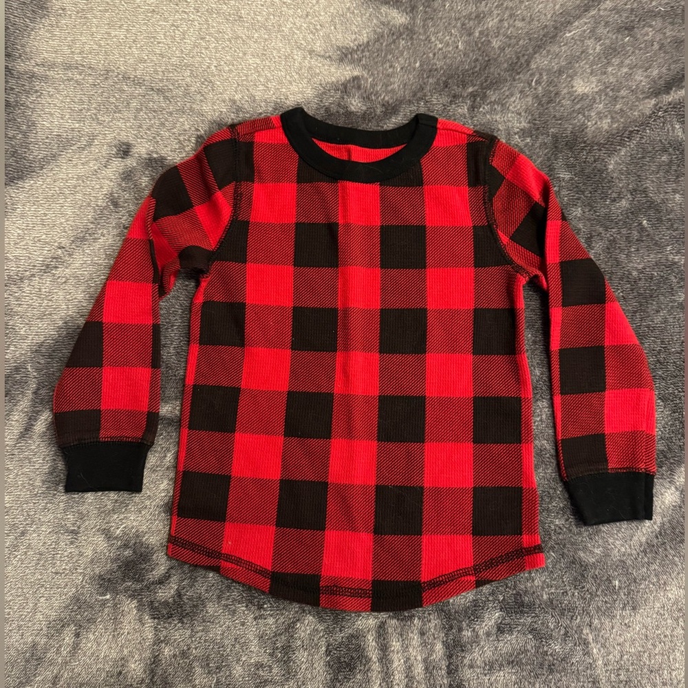 Old Navy Buffalo Check Thermal Shirt 3T